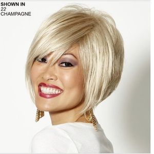 Paula young wig Margo short blonde hair